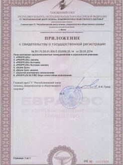 2015.03.25 Раменское - Приложение к сертификату, Профили поливинилхлоридные системы Rehau.